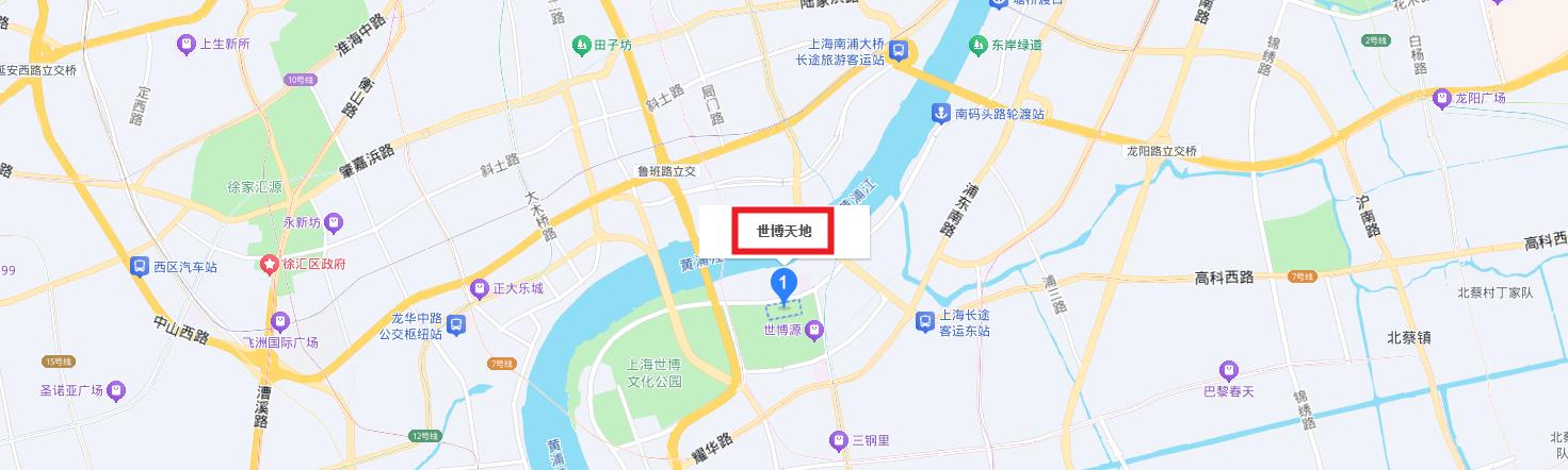 世博天地交通区位图